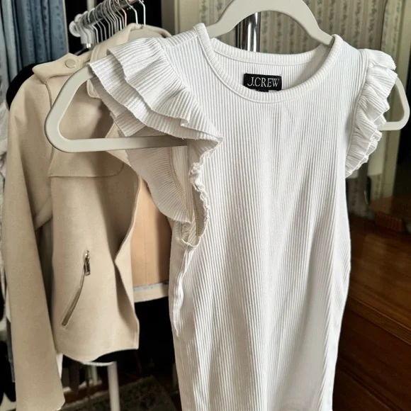 J. Crew Ribbed Ruffle Tank - Picture 4 of 5